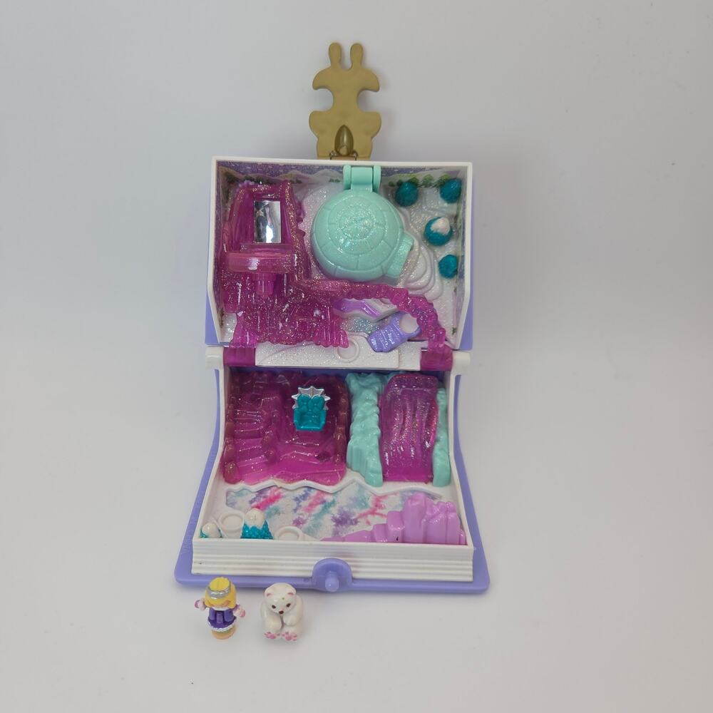 Vintage 1995 Polly Pocket Bluebird Sparkle Snowland Enchanted Storybook